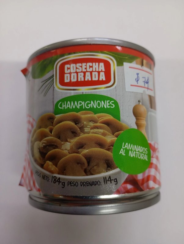 Champiñones laminados