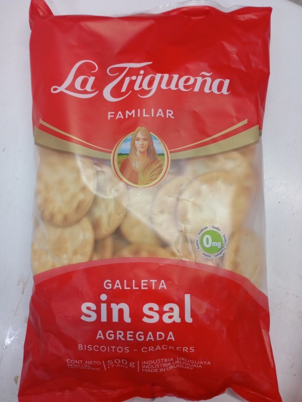 Galleta familiar sin sal 500g