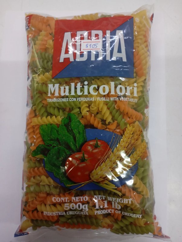 Fideos Multicolor